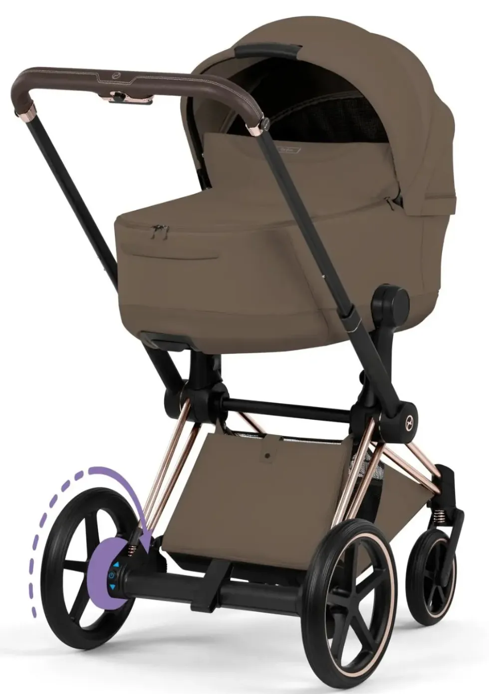 Kinderwagen-Set 'e-Priam Style' Coconut Brown