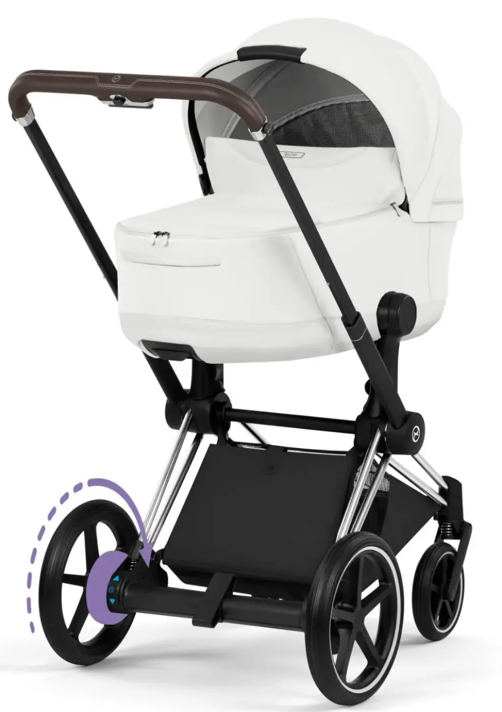 Kinderwagen-Set 'e-Priam Style' Off White