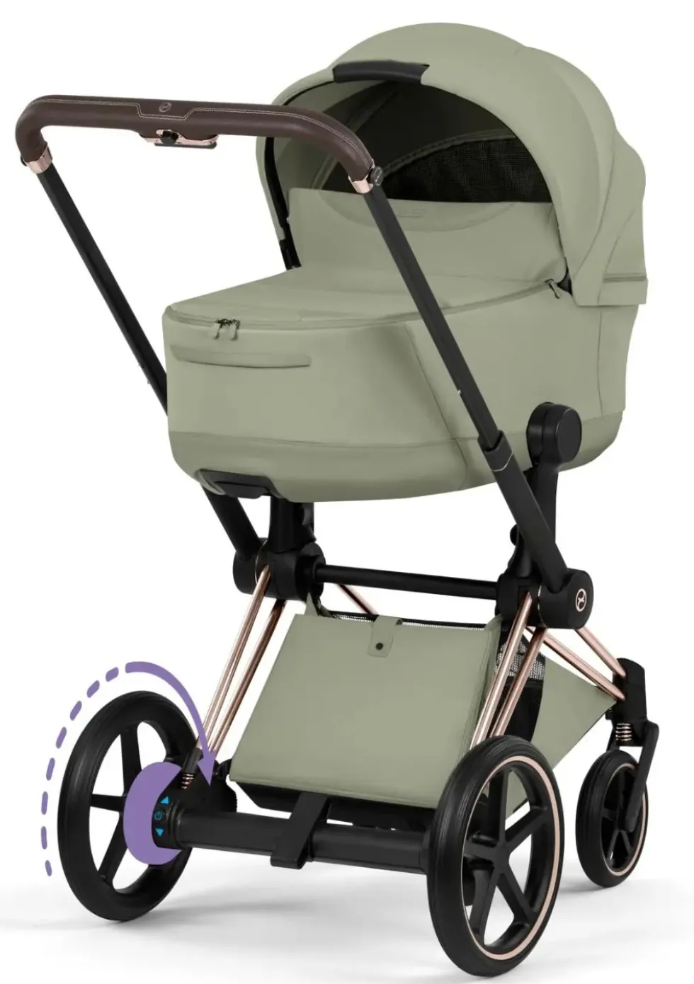 Kinderwagen-Set 'e-Priam Style' Sage Green