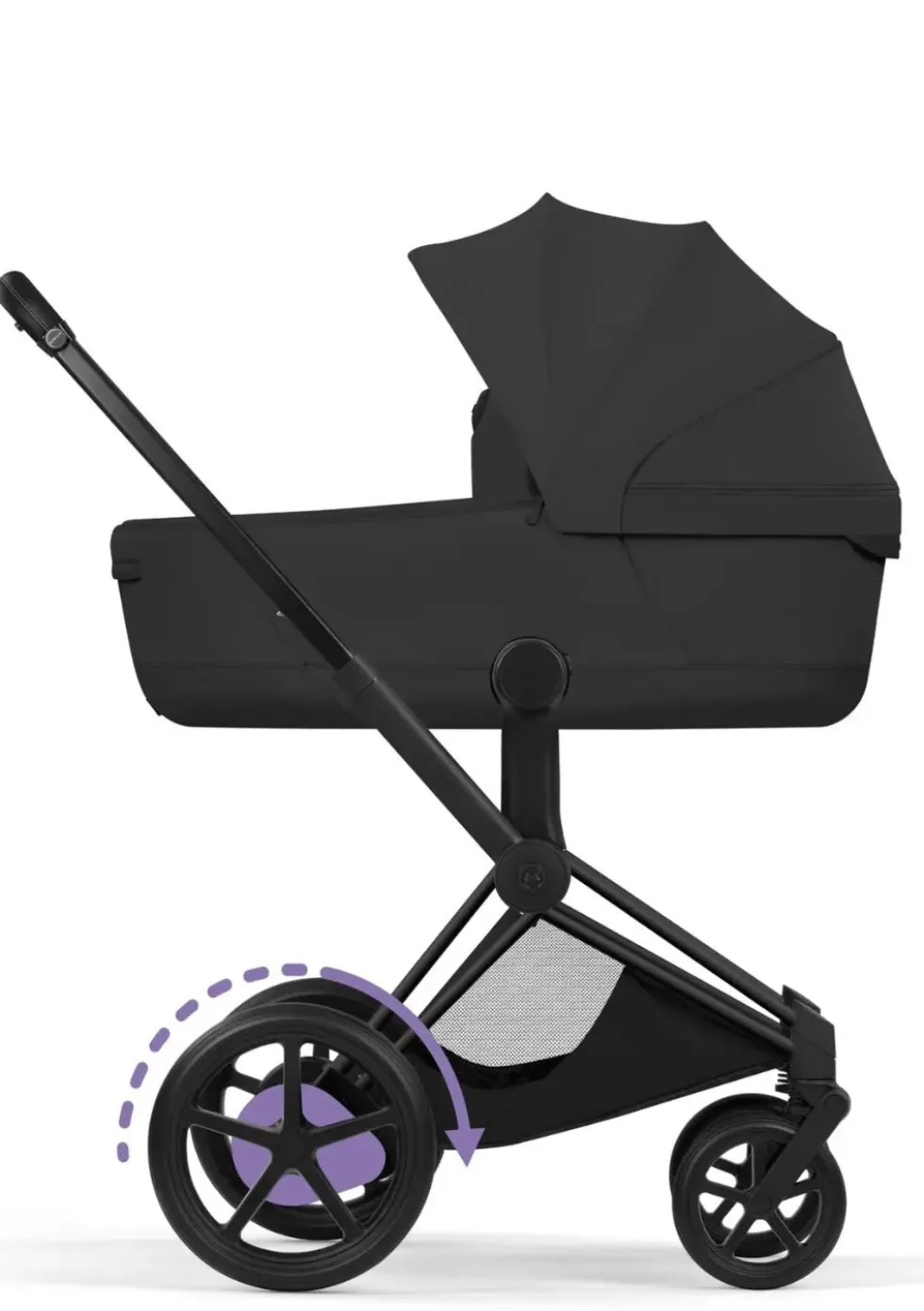 Kinderwagen-Set 'e-Priam Style' Sepia Black