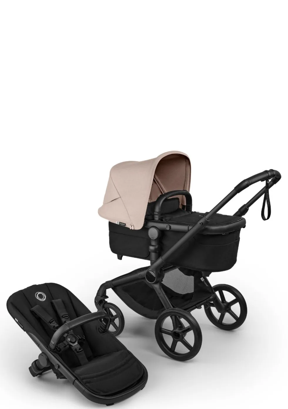 Kinderwagen-Set 'Fox 5 Renew – designed by you' Schwarz / Heritage Black