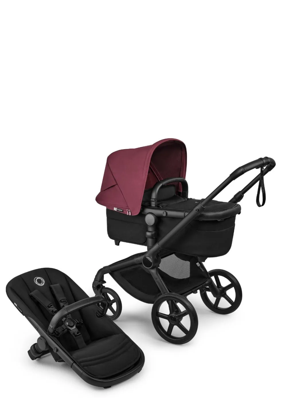 Kinderwagen-Set 'Fox 5 Renew – designed by you' Schwarz / Heritage Black