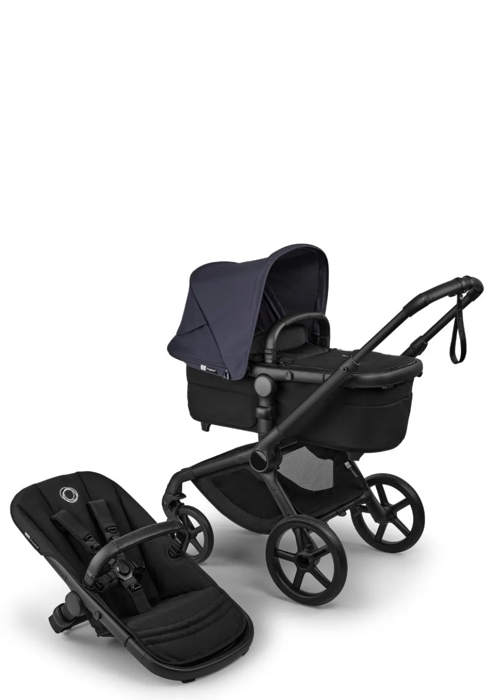 Kinderwagen-Set 'Fox 5 Renew – designed by you' Schwarz / Heritage Black