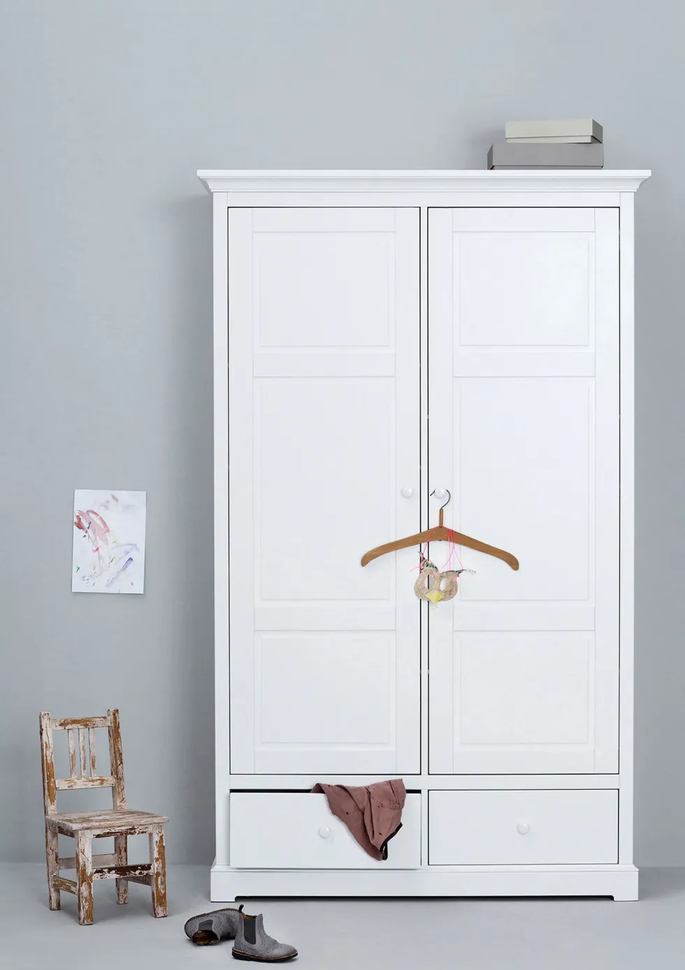 Kleiderschrank 'Seaside' 2-türig weiß