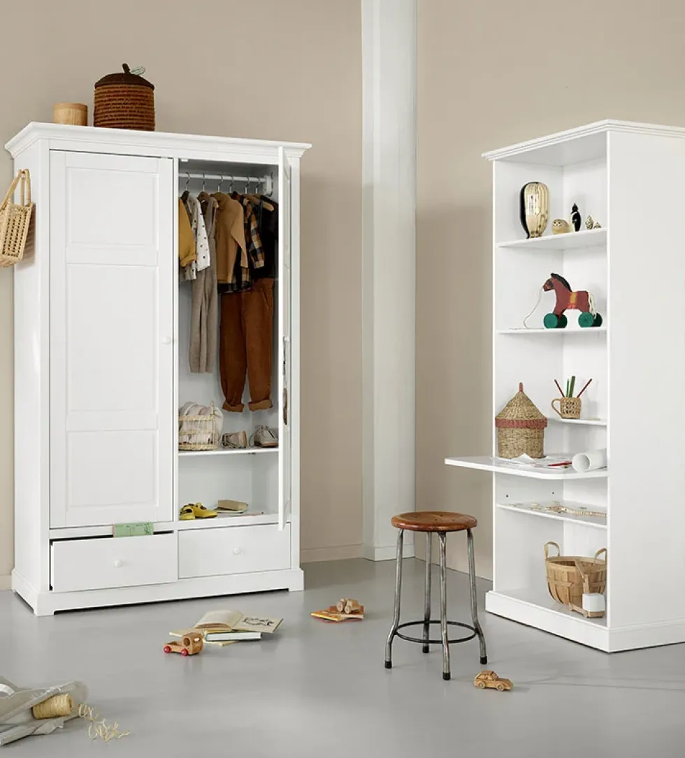 Kleiderschrank 'Seaside' 2-türig weiß