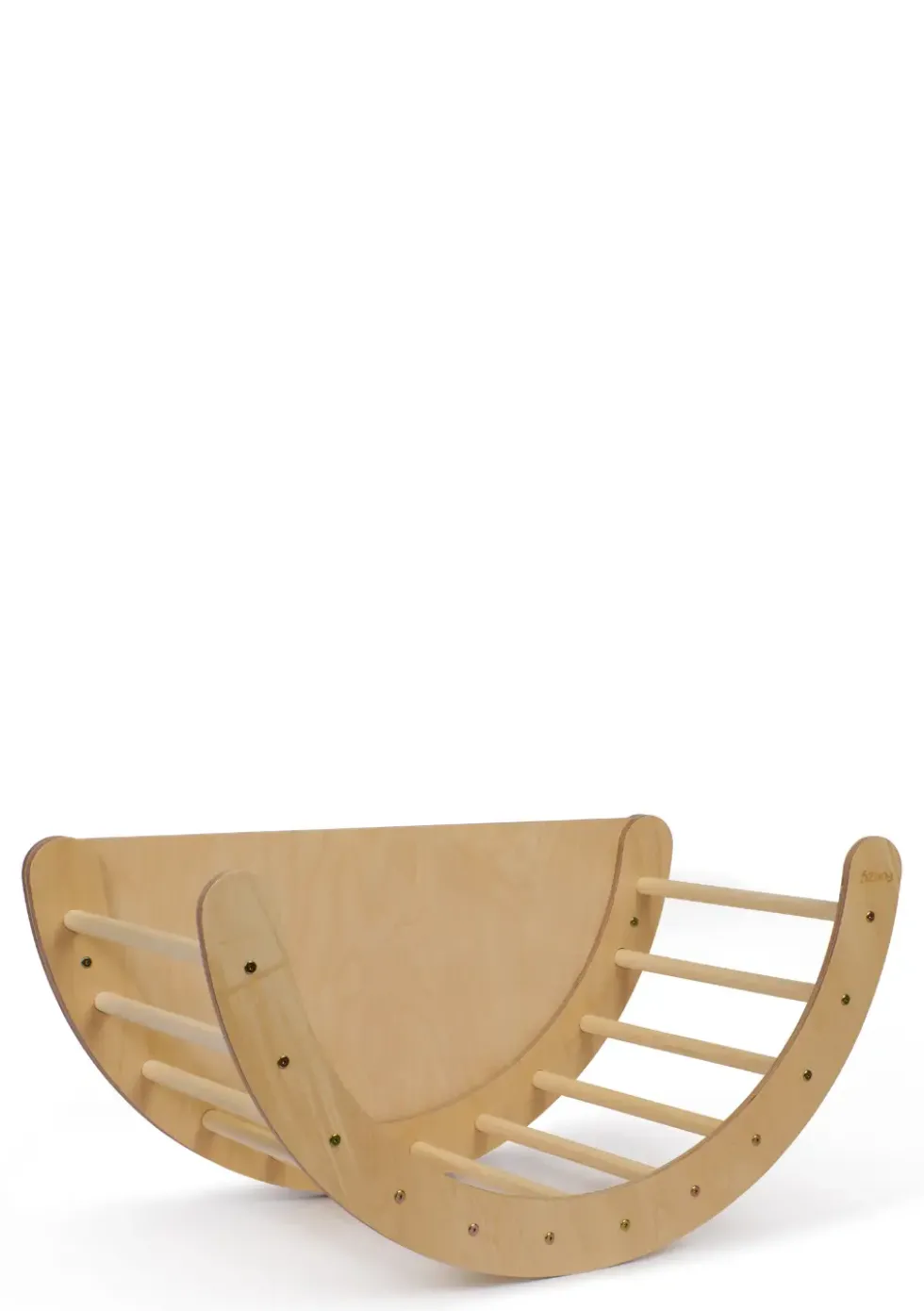 Kletterbogen Birke Natur inkl. Kissen Cord Koala Grau