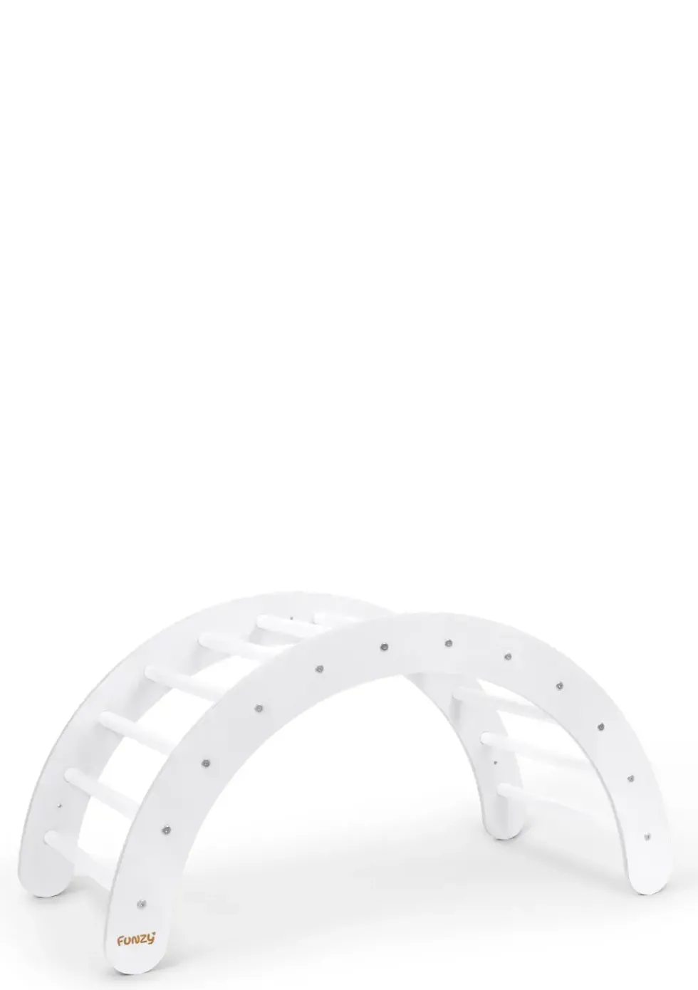 Kletterbogen Birke Weiß inkl. Kissen Cord Creme Beige
