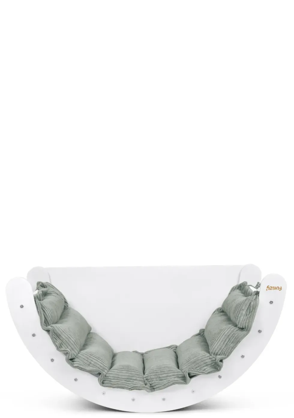 Kletterbogen Birke Weiß inkl. Kissen Cord Salbei Grün