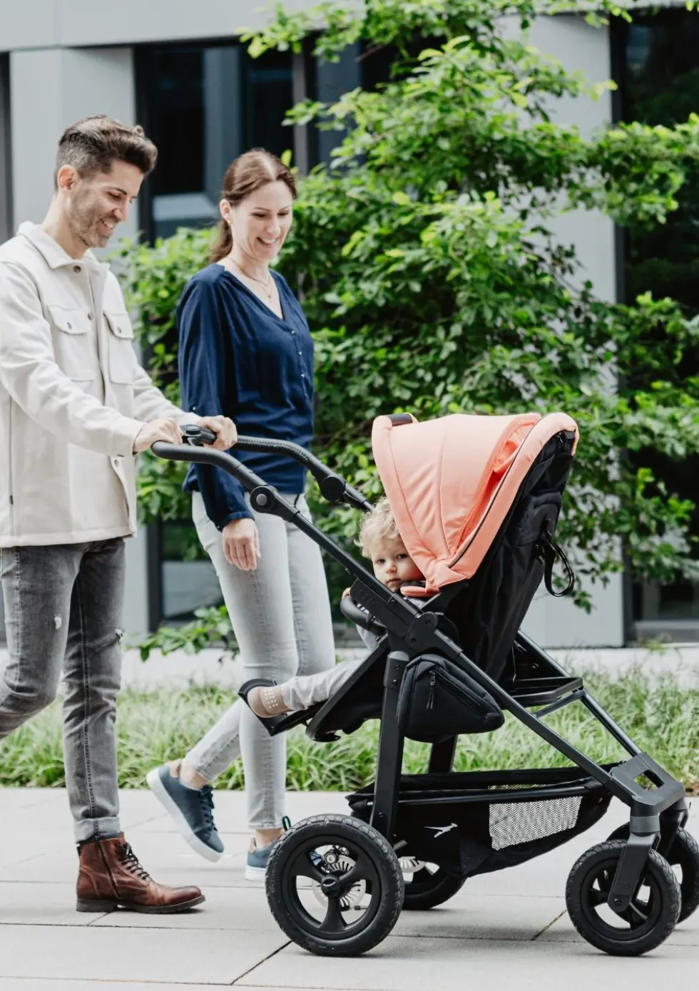 Kombi-Kinderwagen 'Mono 4' Lachs