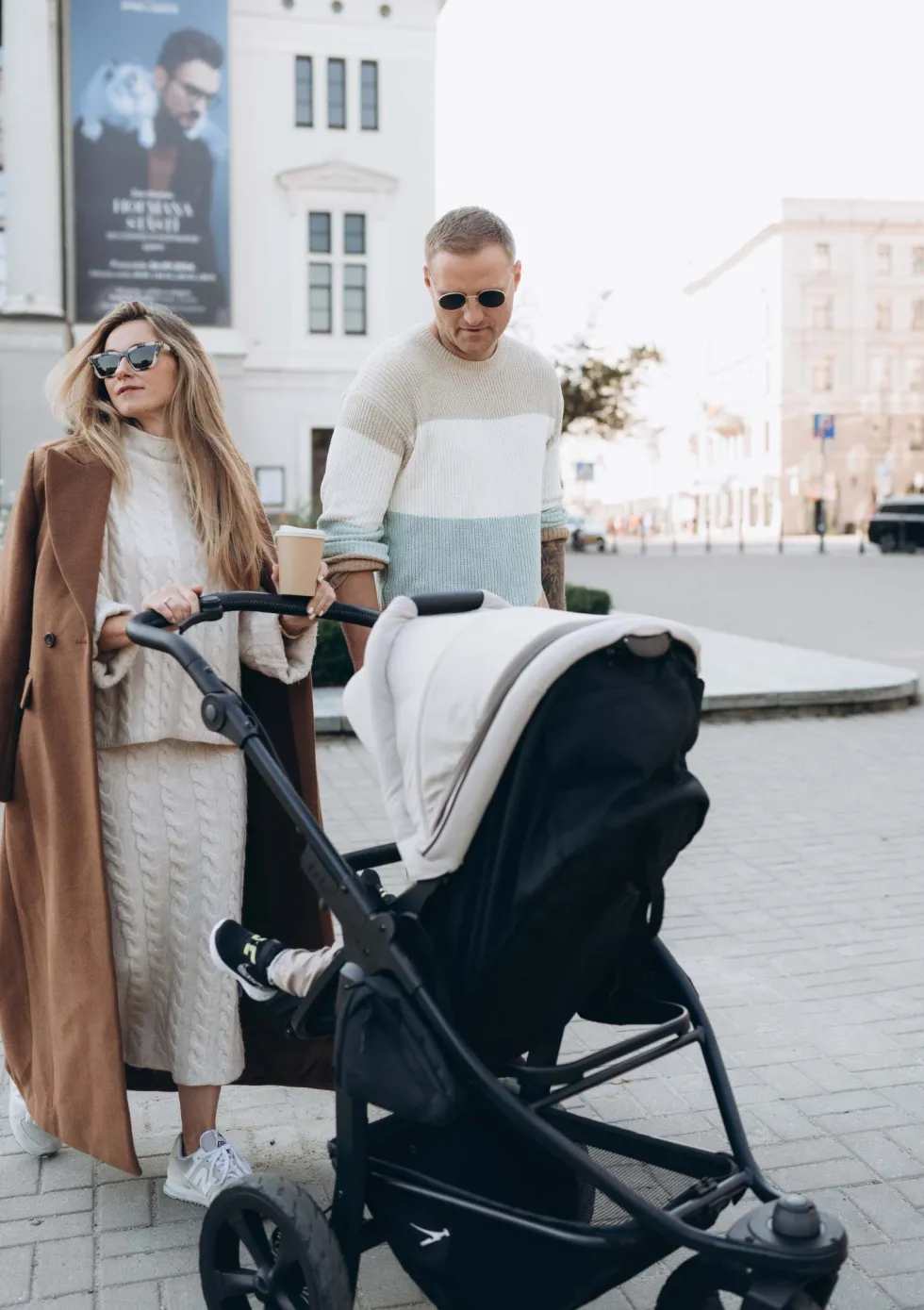 Kombi-Kinderwagen 'Mono 3' Premium Grau