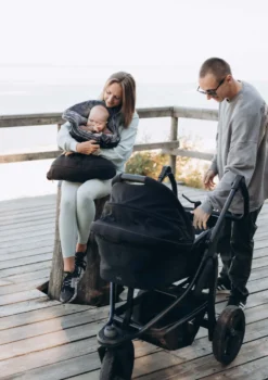 Kombi-Kinderwagen 'Mono 3' Schwarz