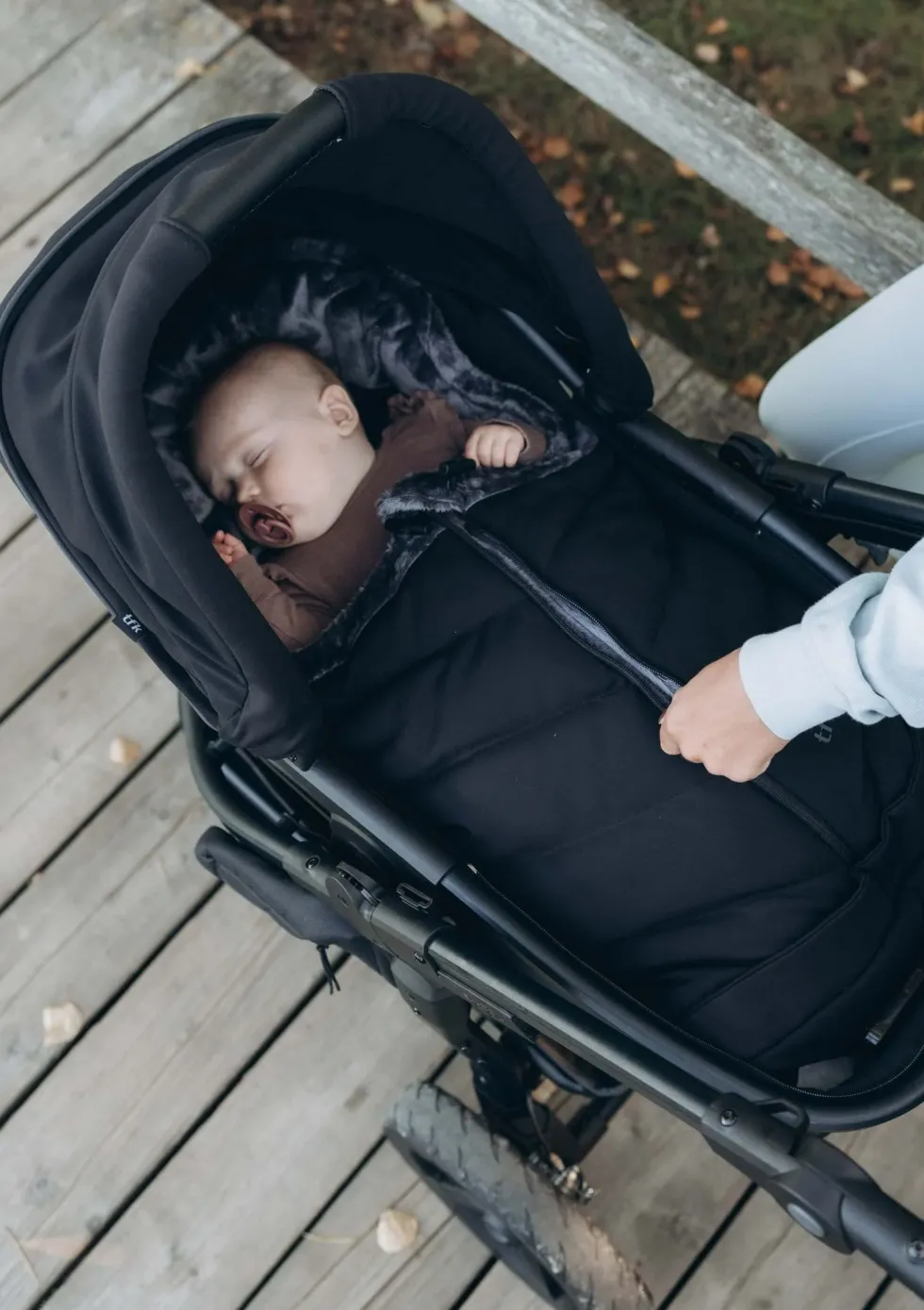 Kombi-Kinderwagen 'Mono 3' Schwarz