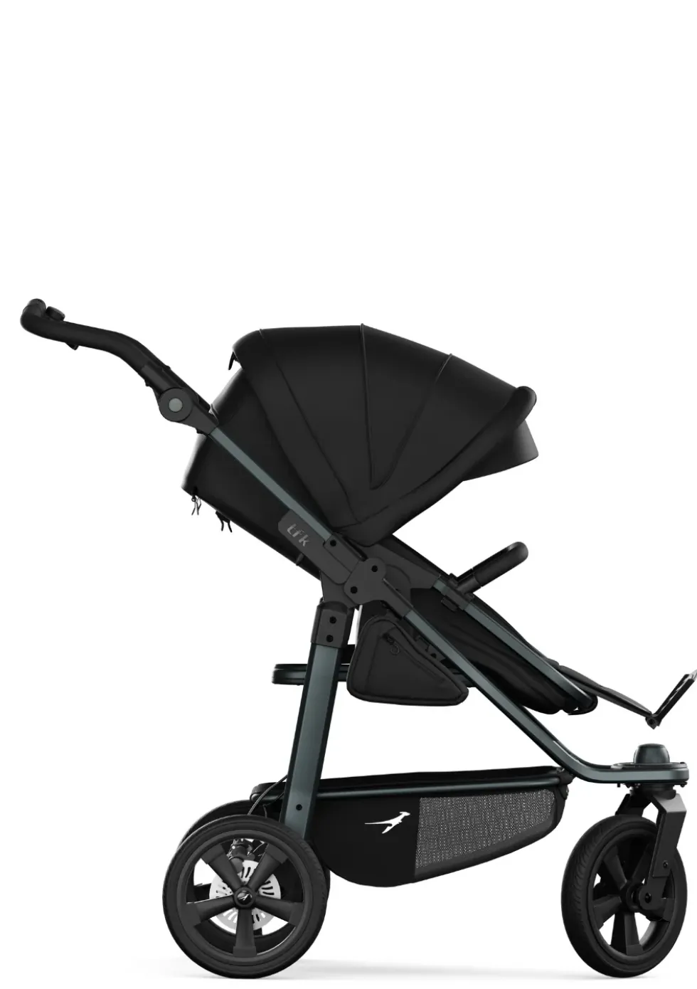 Kombi-Kinderwagen 'Mono 3' Schwarz
