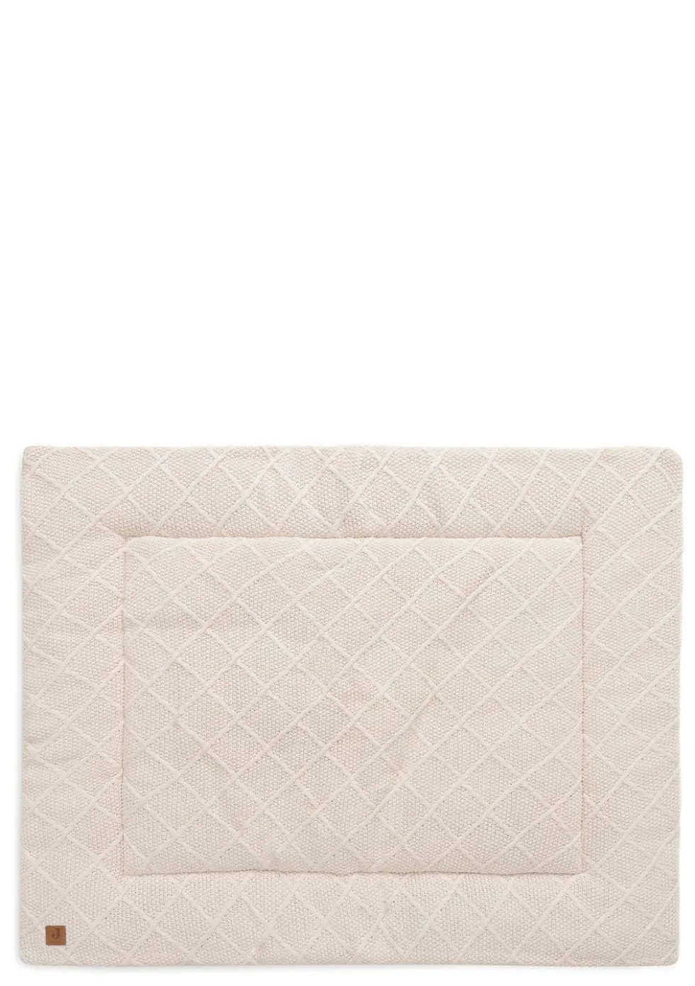 Krabbeldecke 'Check Knit' Oatmeal 95 x 75 cm