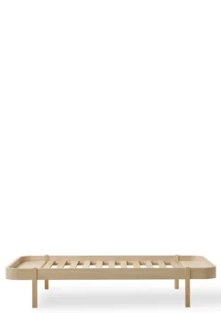 Lounger Bett 'Wood' Eiche 200 x 120 cm