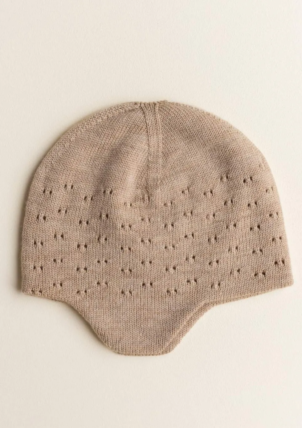 Merino Mütze 'Dua' sand