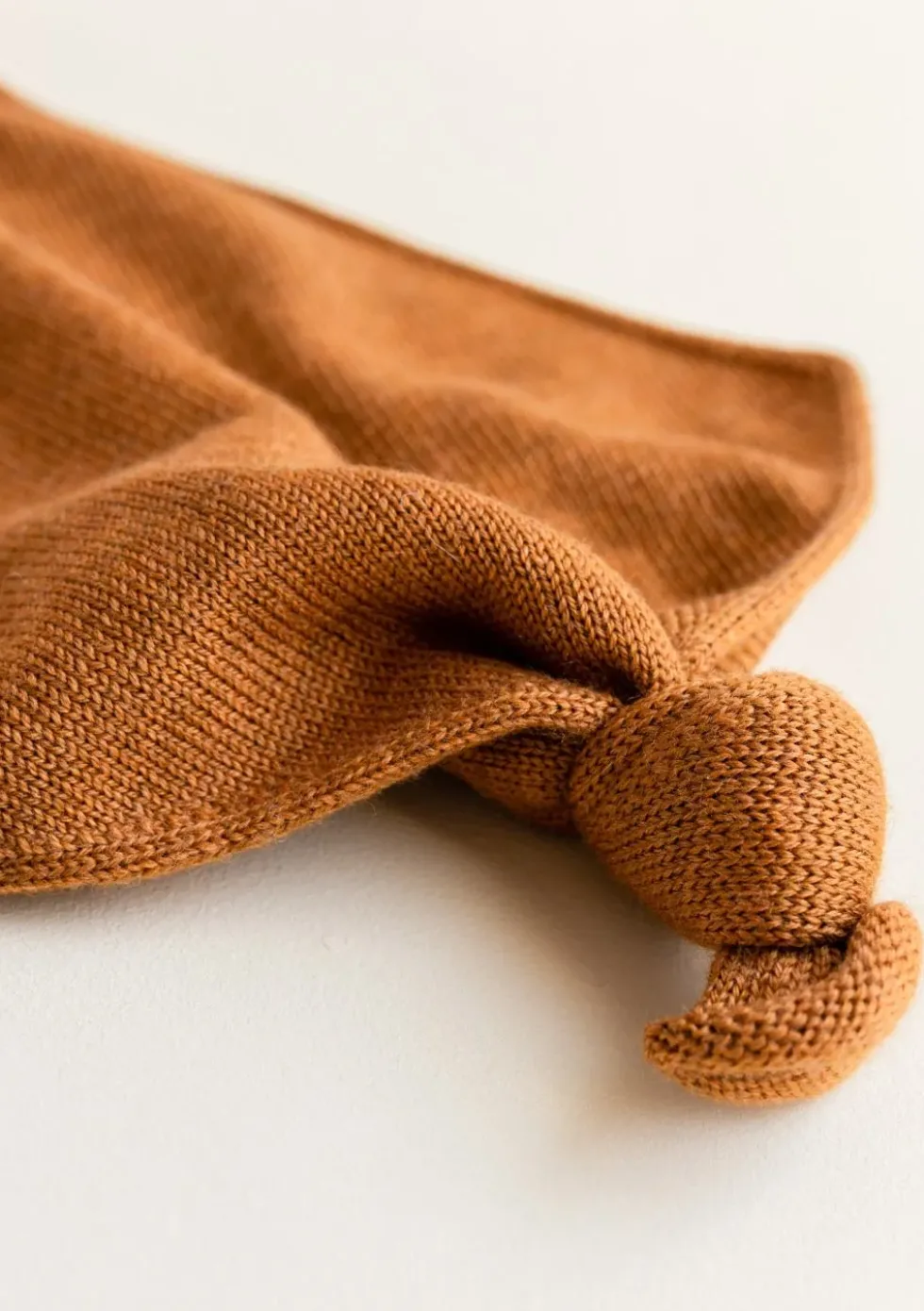 Merino Schmusetuch 'Teddy Tokki' Rust
