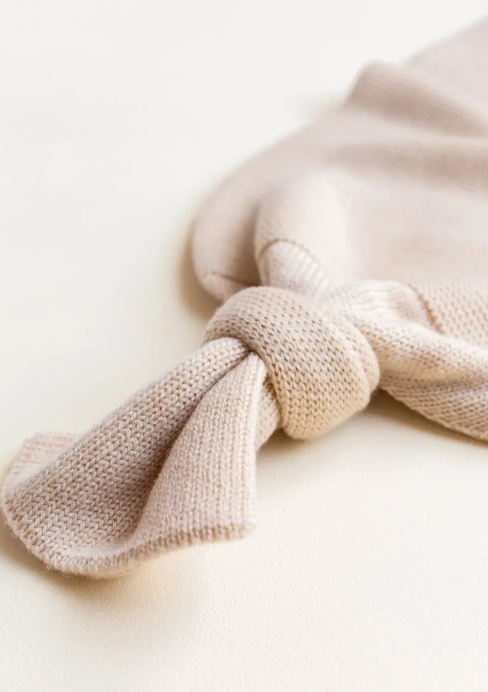 Merino Strick-Pucksack 'Cocoon' Oat