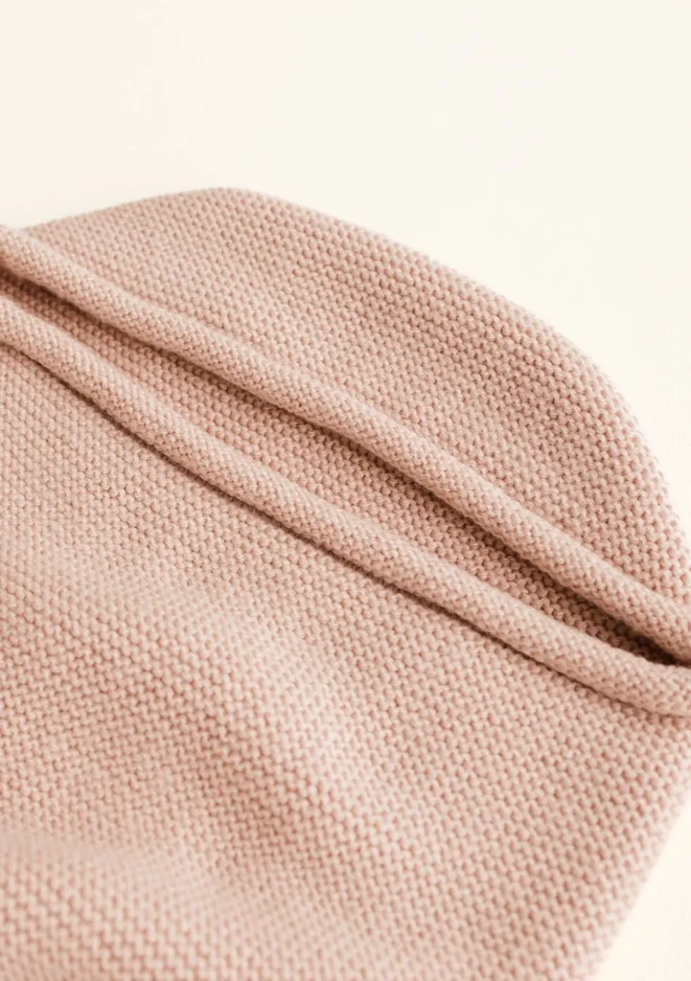 Merino Strick-Pucksack 'Cocoon' Apricot