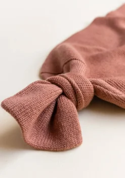 Merino Strick-Pucksack 'Cocoon' Brick