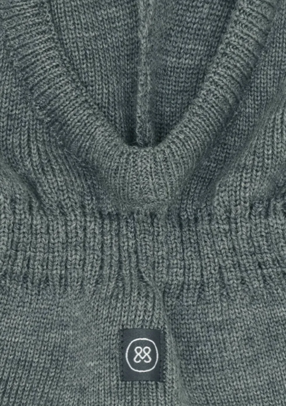 Merino Wollschlupfmütze Essential Grau