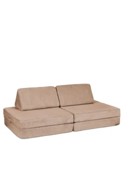 Mini Spielsofa Cord Karamell Beige