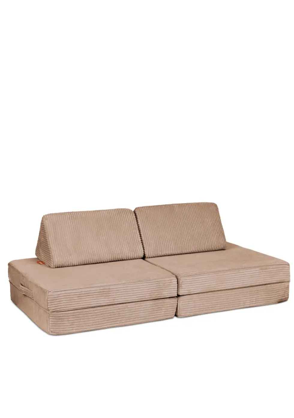 Mini Spielsofa Cord Karamell Beige