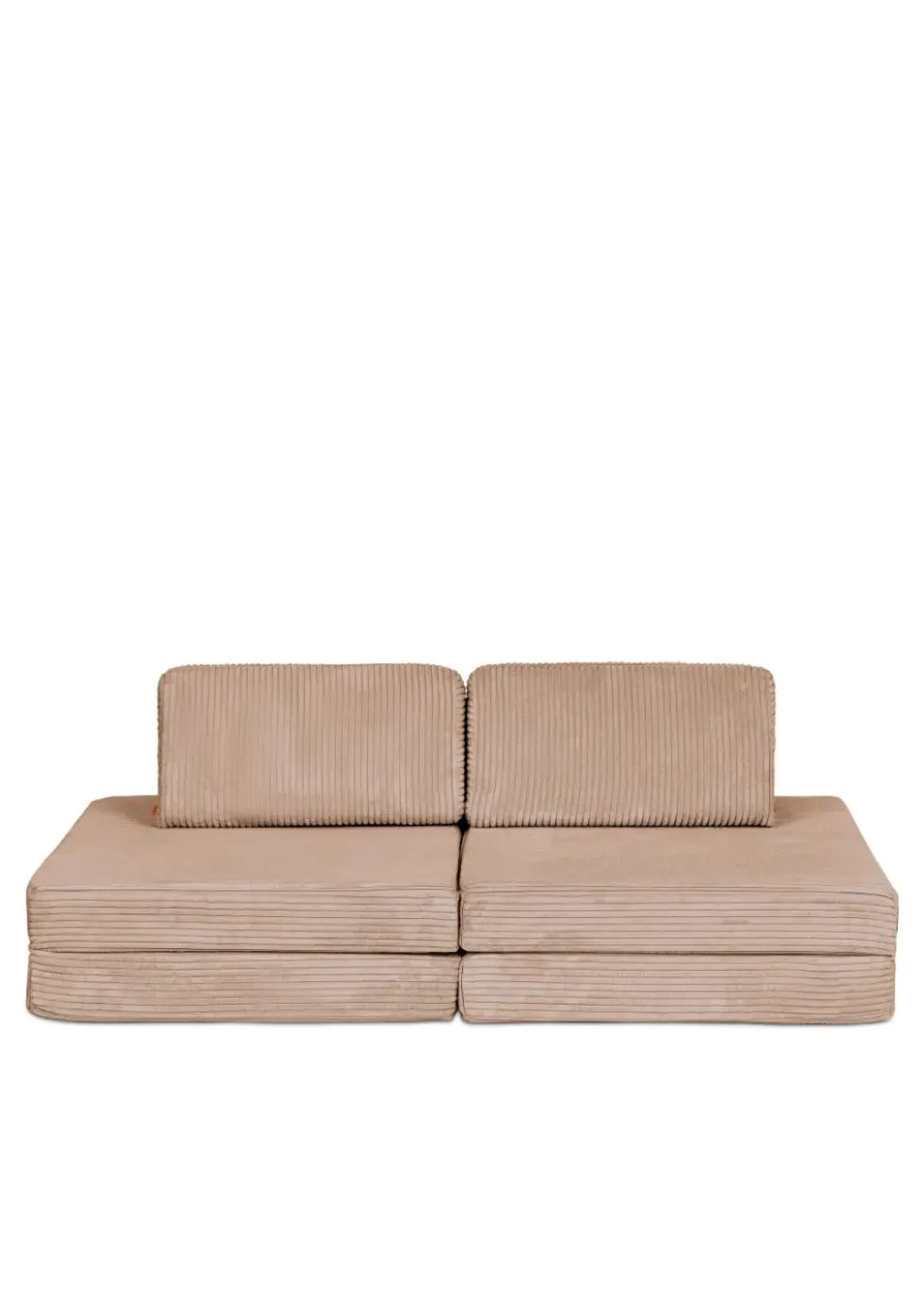 Mini Spielsofa Cord Karamell Beige