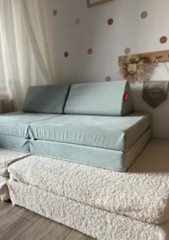 Mini Spielsofa Cord Karamell Beige
