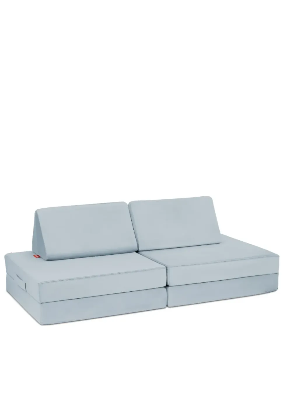 Mini Spielsofa Velours Arktis Blau