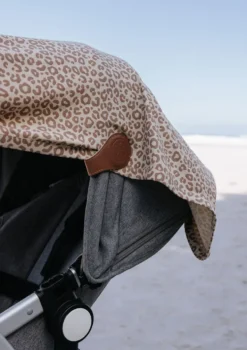 Multifunktionale UV-Decke UPF 50+ Leopard Brown