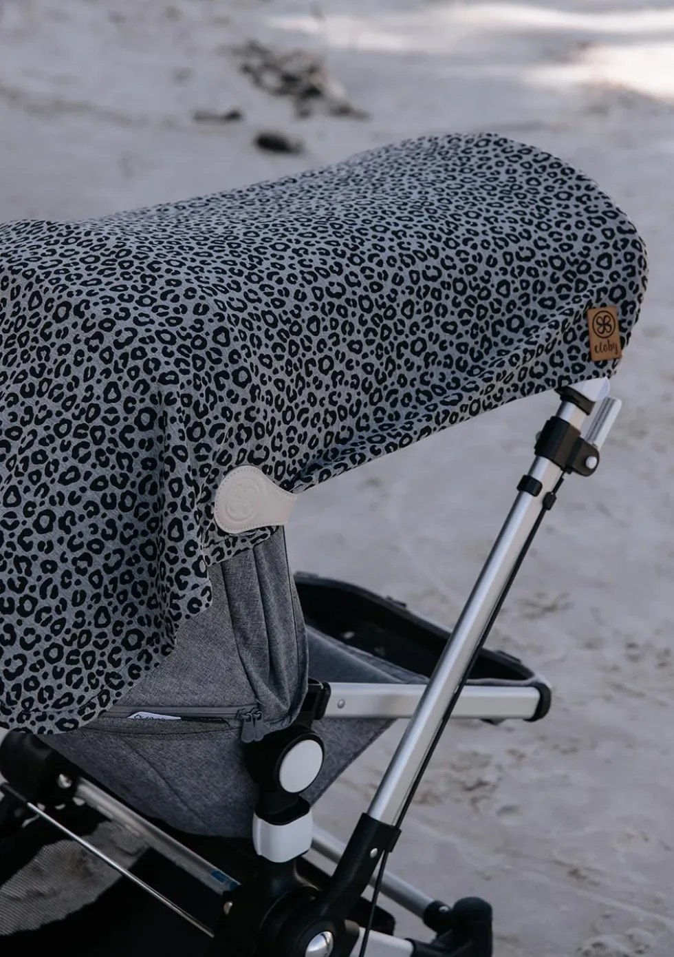 Multifunktionale UV-Decke UPF 50+ Leopard Grey