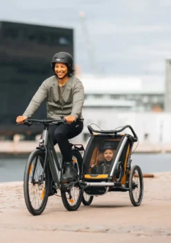 Multisport-Fahrradanhänger 'Chariot Sport 2 Single' Natural Gold