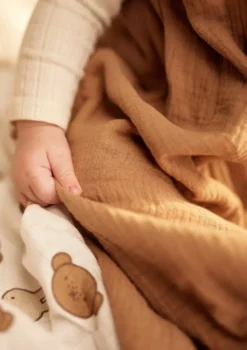 Musselin Baby Schlafsack TOG 0,5 Biscuit