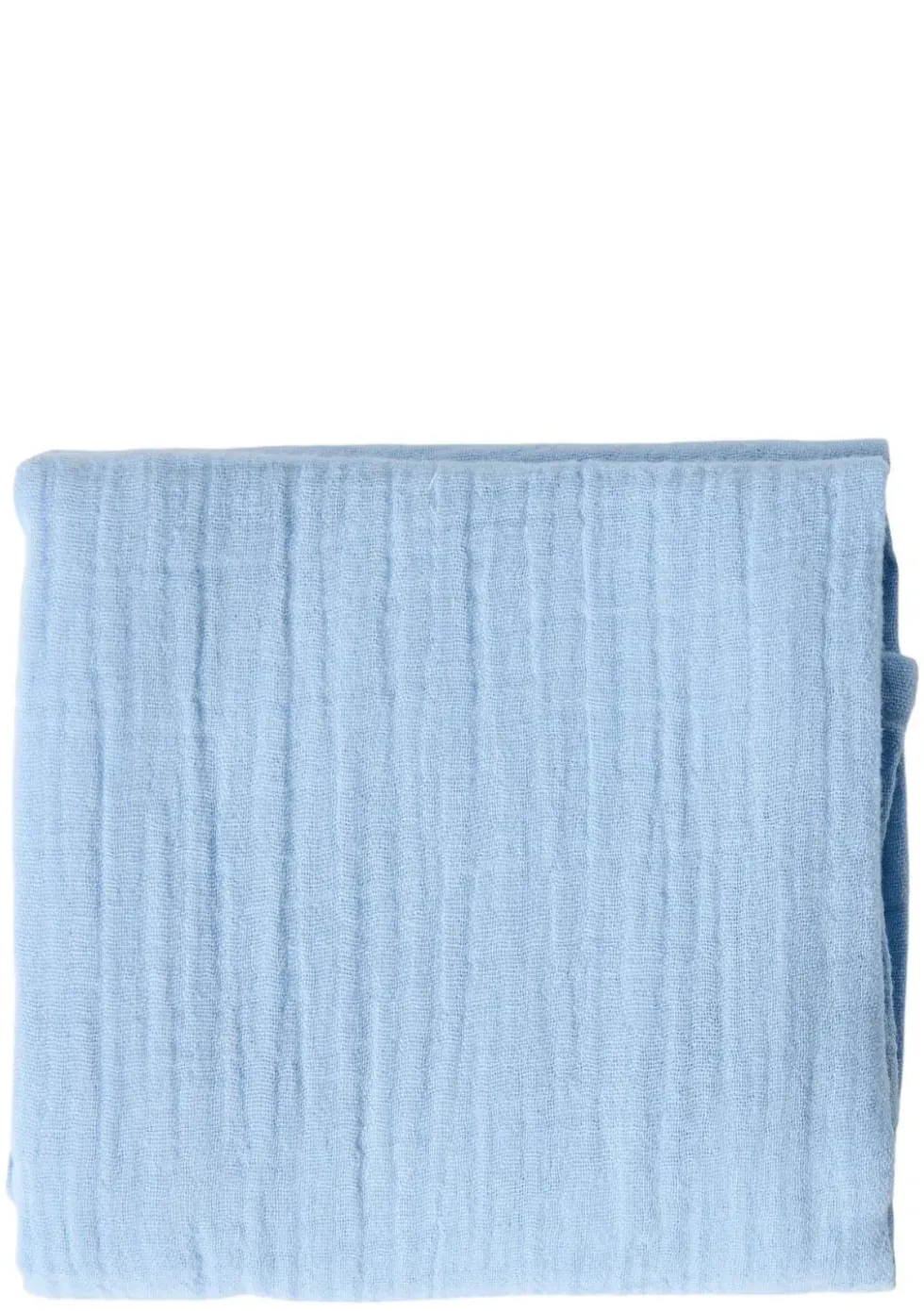 Musselin Mulltuch 'Swaddle Uni Medium' Light Blue 70 x 70 cm