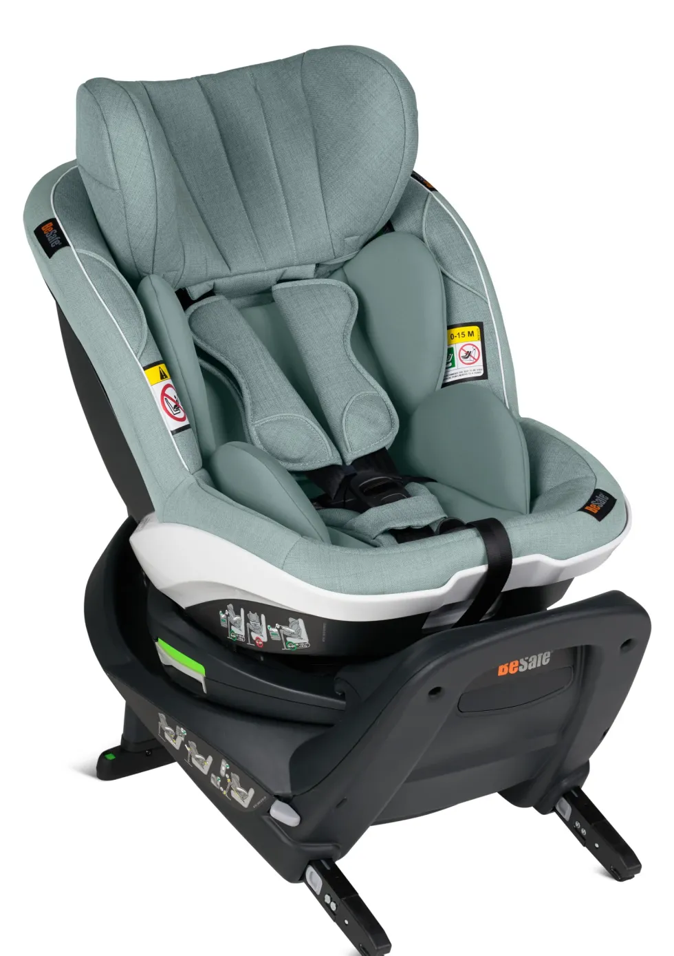 Reboarder 'iZi Twist i-Size' Sea Green Mélange