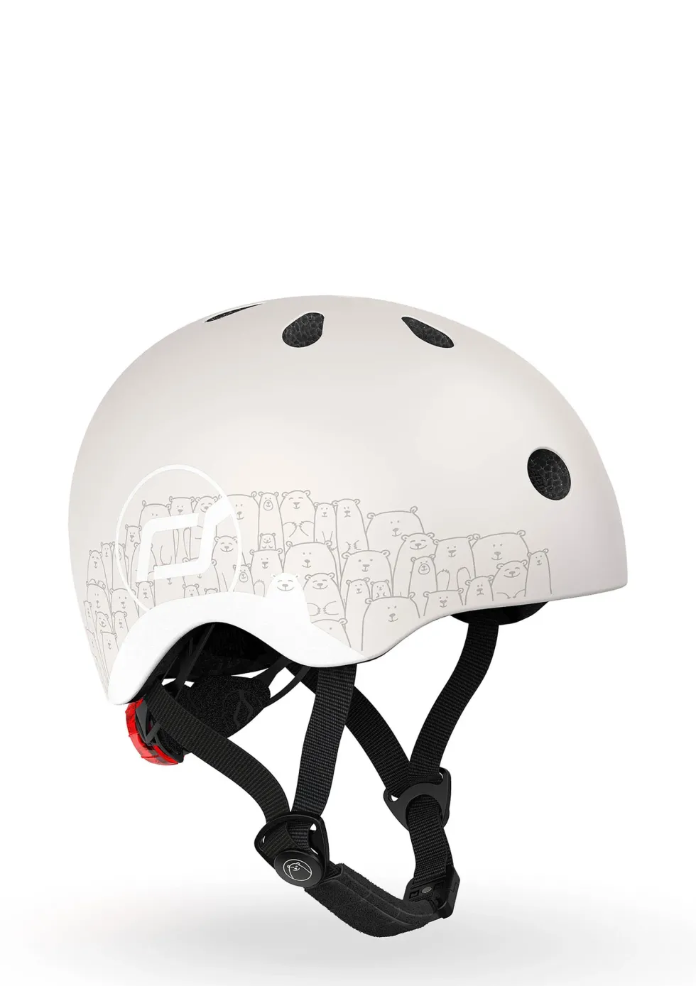 Reflektierender Helm ash grau