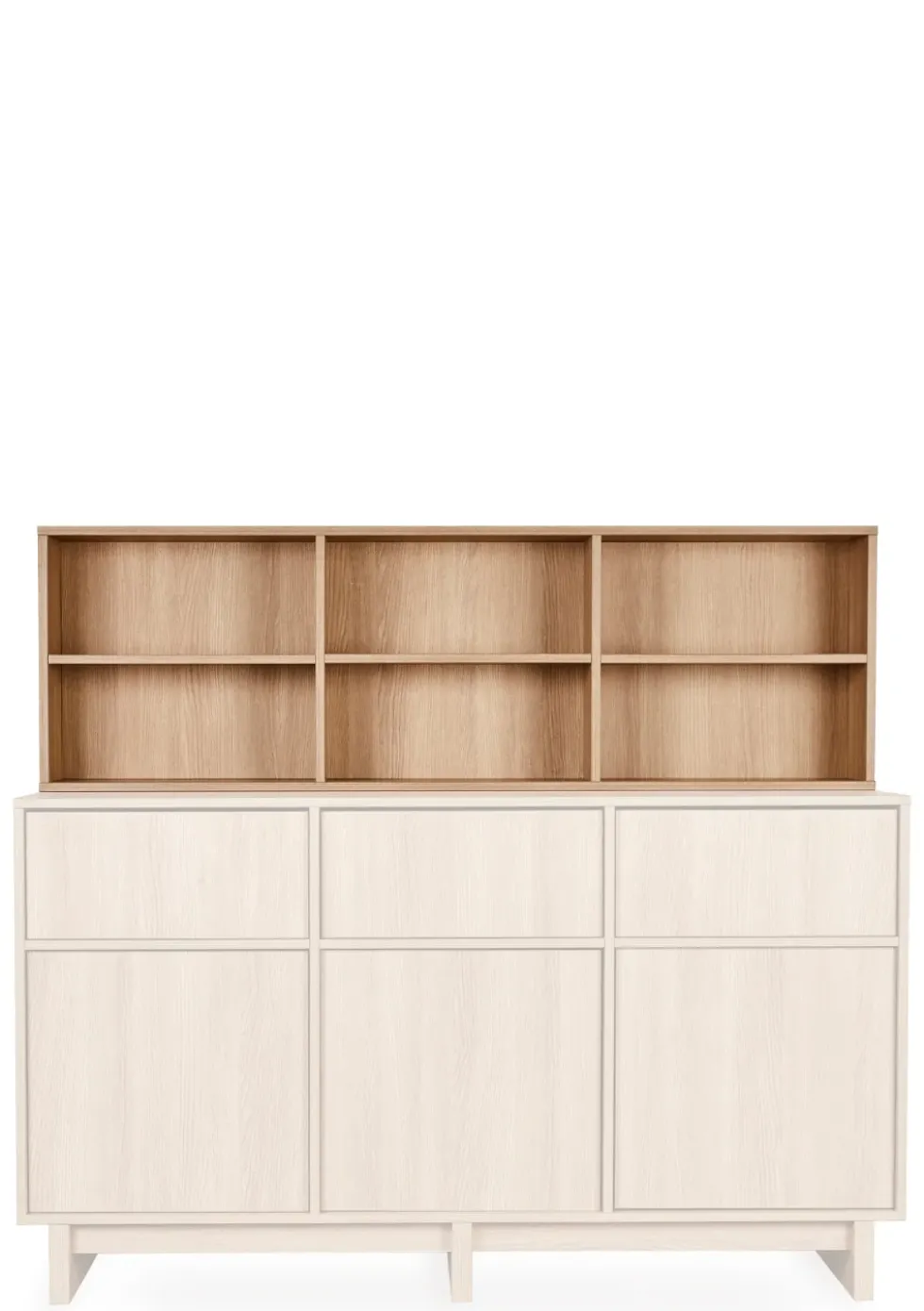Regalaufsatz für Kommode XL 'Kyo' Honey Ash