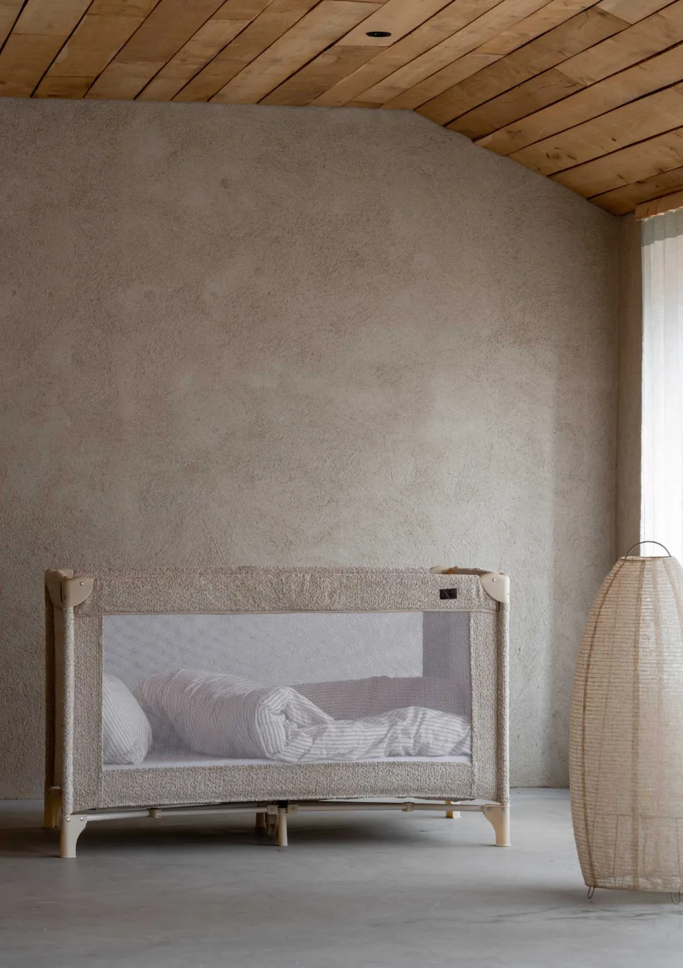 Reisebett Bouclé Sheep 120x 60 cm