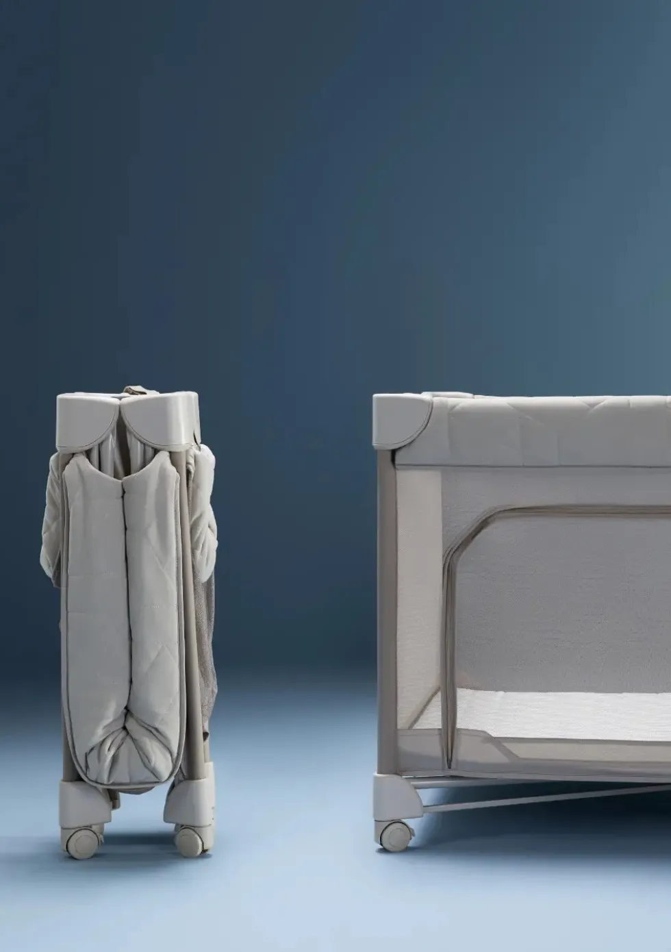 Reisebett 'Merlin' Elegance Beige 120 x 60 cm