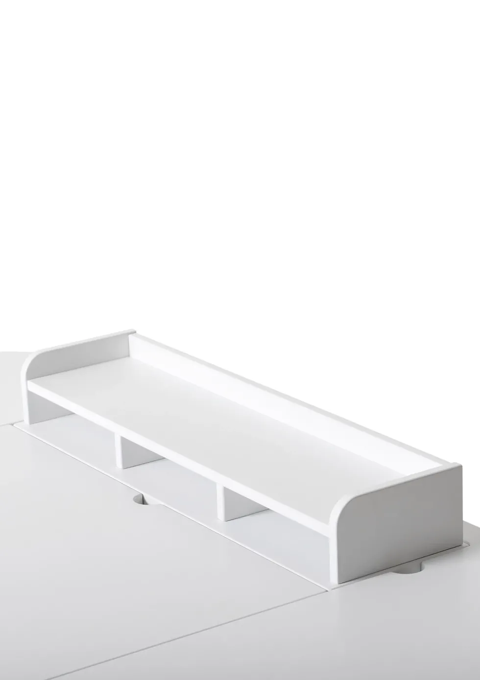 Schreibtisch 'Wood' 66 cm Weiß/Eiche