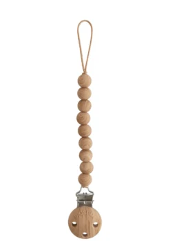 Silikon Schnullerkette 'Hera' Faux Wood