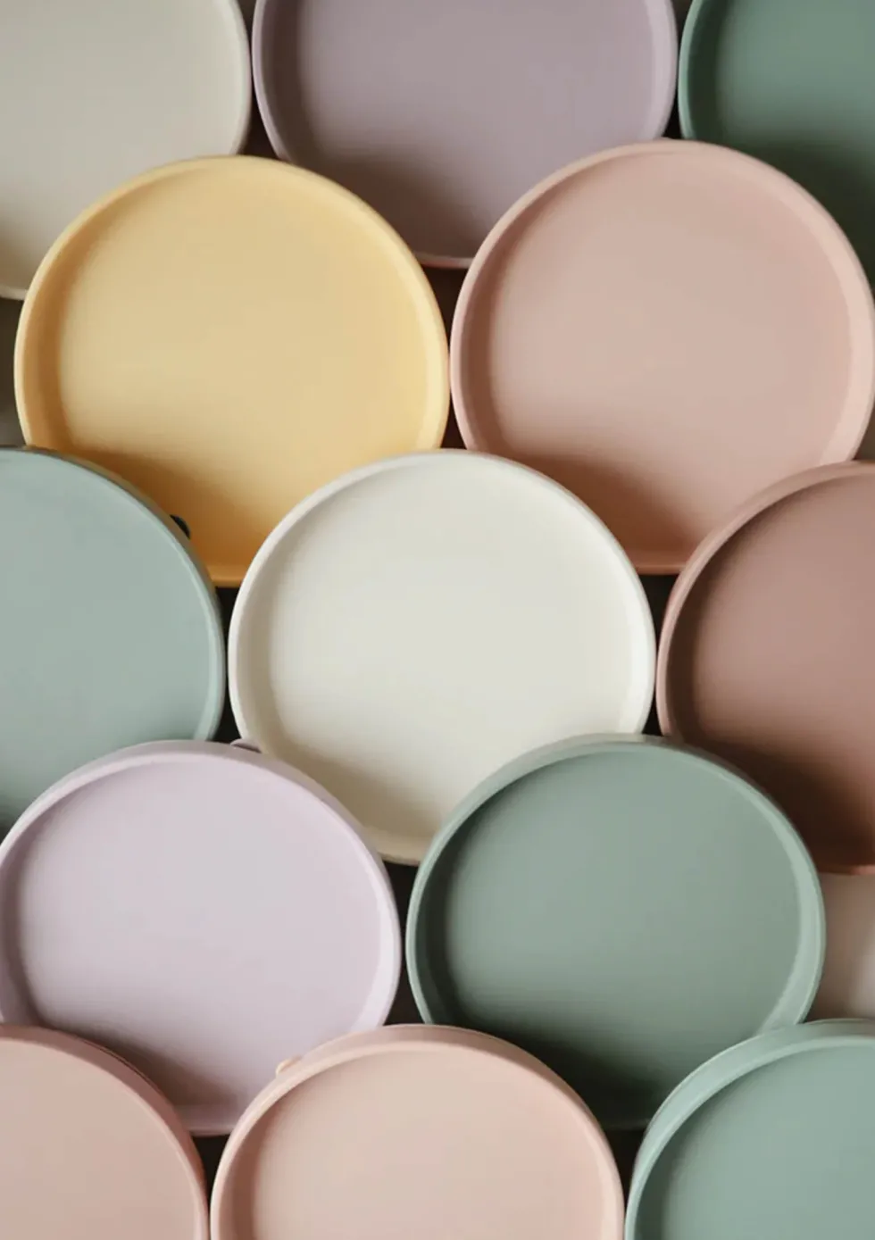 Silikon Teller mit Saugnapf Cloudy Mauve
