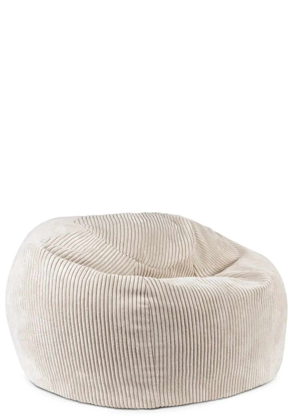 Sitzsack Cord Creme Beige