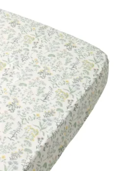 Spannbettlaken 'Ada' für 'Wood Mini+ Baby' Summer Flowers 122 x 68 x 12 cm