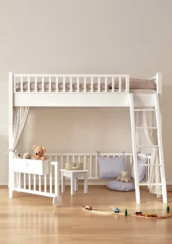 Spielbett weiß 200 x 90 cm