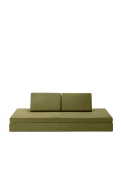 Spielsofa Velours Schildkröten Grün