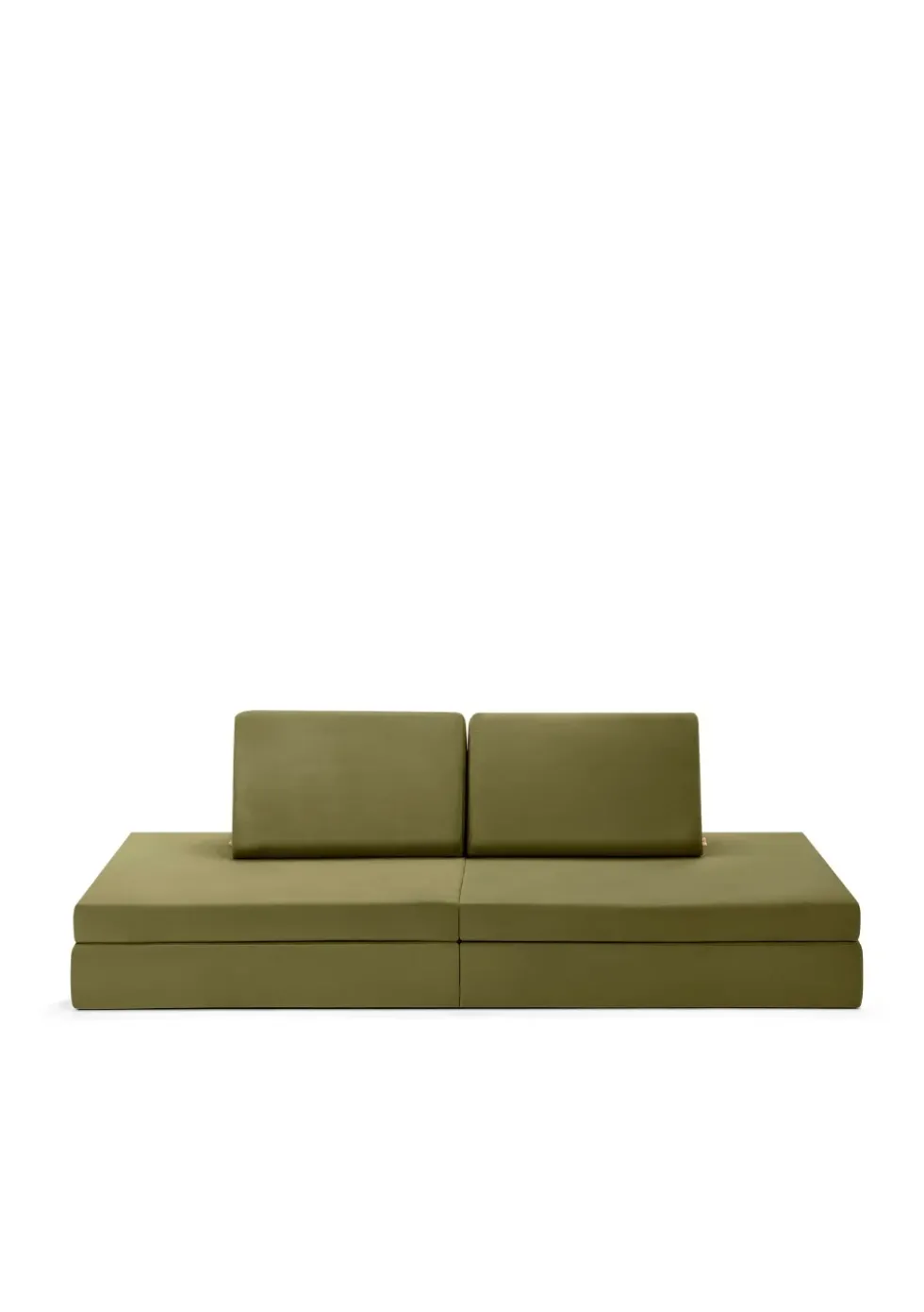 Spielsofa Velours Schildkröten Grün