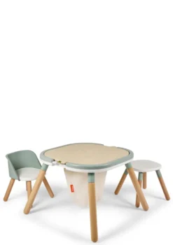 Spieltisch & Stühle Set Pastell Grün