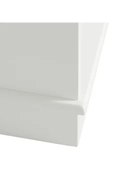 Standregal 'Wood' horizontal 5 x 1 / weiß mit Sockel